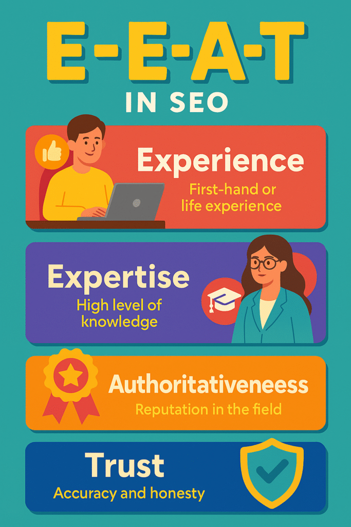 Google's E-E-A-T criteria